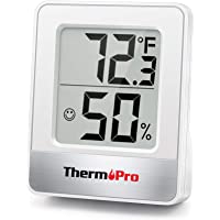 Los mejores  - ThermoPro TP49 Mini Termómetro Higrómetro Digital Termohigrómetro de Interior Medidor de Temperatura y Humedad para…